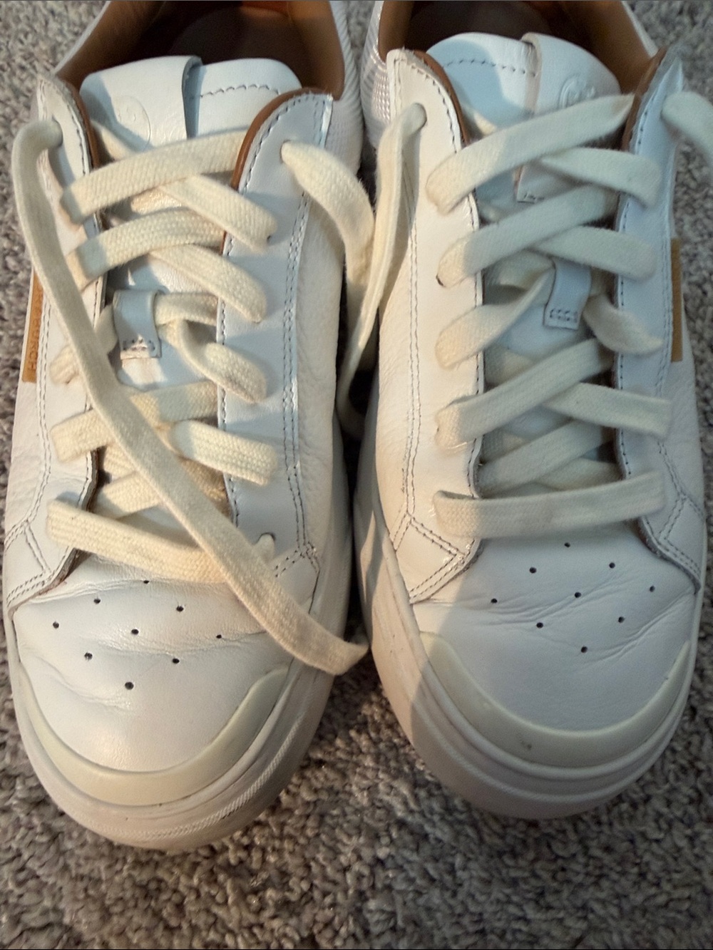 Tory Burch White Leather Ladybug Sneaker - Picture 4 of 6